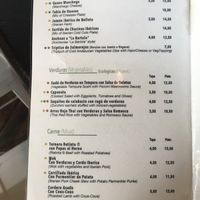 Red diamond means vegan at La Bartola in Sevilla