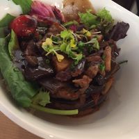 Supertasty cooked vegan salad at La Bartola in Sevilla