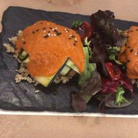 Zuchinni tapa at La Bartola in Sevilla