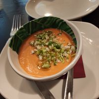 Soupe salmojero at La Bartola in Sevilla