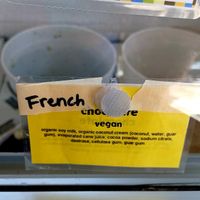 Ice cream sign at Eats and Sweets in Lafayette