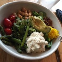 Good Earth Kale Cobb (with Vegan Ricotta Cheese instead of the Gorgonzola ) at True Food Kitchen in King Of Prussia