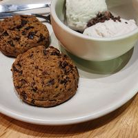 Cookies and ice cream at True Food Kitchen in King Of Prussia
