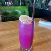 Pink passion fruit lemonade   at True Food Kitchen in King Of Prussia