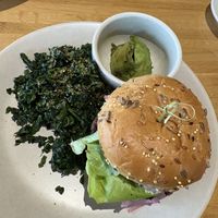 Plant-Based Burger & Kale  at True Food Kitchen in King Of Prussia