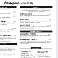 Nice vegan breakfast options  at Bob's Red Mill Whole Grain Store in Milwaukie