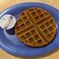 waffle at Bob's Red Mill Whole Grain Store in Milwaukie