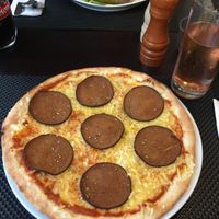 Pizza  at Eiscafe Vivaldi in Bad Schandau