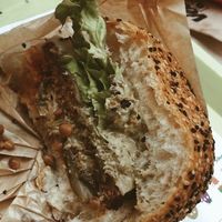 I tired two different burgers and a brownie!! All SO GOOD!!! The lady spoke great English and was really kind and helpful😄 at Velicious Burger in Strasbourg