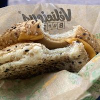 Croque monsieur (a toasted sandwich with vegan Mayo, vegan ham, and vegan cheese) at Velicious Burger in Strasbourg