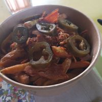 Loaded fries at Velicious Burger in Strasbourg