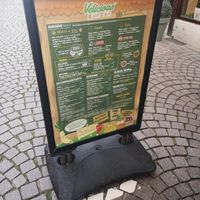 Menu at Velicious Burger in Strasbourg
