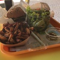 The best burger and fries  at Velicious Burger in Strasbourg