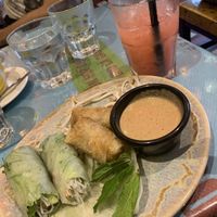 Summer Rolls, spring rolls and cashew sauce  at Bun Bo Vietam - Gotico in Barcelona