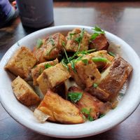 Vegan "Poutine" at Chic Shack in Quebec