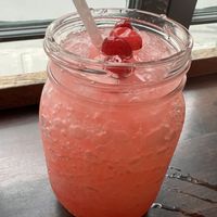 They make their own soda there so this was the raspberry one   at Chic Shack in Quebec