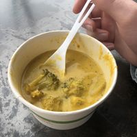 Soup of the day: cheezy broccoli at Rawlicious in Cedar Rapids