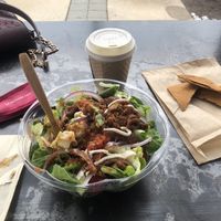 Taco salad bowl at Rawlicious in Cedar Rapids