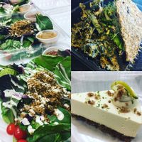 Collard burritos & key lime pie at Rawlicious in Cedar Rapids