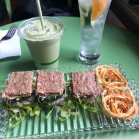 Not tuna and smoothie at Rawlicious in Cedar Rapids