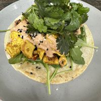 Huevos rancheros   at BSKT Cafe in Mermaid Beach