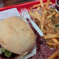 Big veggie and vampire fries at The Playhouse & Swillburger in Rochester
