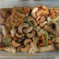 Cashew and tofu at Thai Container in Christchurch