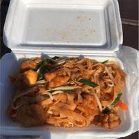 Vegan Pad Thai at Thai Container in Christchurch