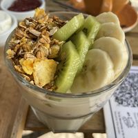 Vegan yogurt  at Almalibre Acai Bar in Barcelona