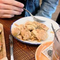 Vegan salt 🥐 at Almalibre Acai Bar in Barcelona