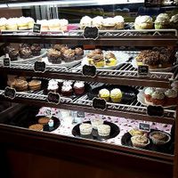 bakery case at Riley's Cupcake and Coffee Lounge in Peoria