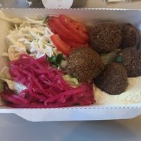 Jummie falafel  at Fari's in Ljubljana