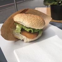 Chicken burger   at Fari's in Ljubljana