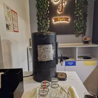 Free tea at Fari's in Ljubljana