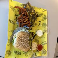 Beyond burger  at Fari's in Ljubljana