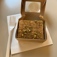 Persian baklava (vegan)  at Fari's in Ljubljana