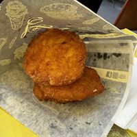 Potato latkes  at Fari's in Ljubljana