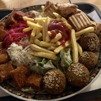 vegan offer at Fari's in Ljubljana