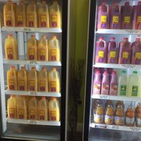 Love all the juice, but that ginger lemonade was so refreshing!  at O Mercado Orange Juice in Cocoa Beach