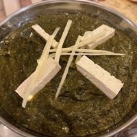 Palak tofu paneer  at Spice Garden in Sitges