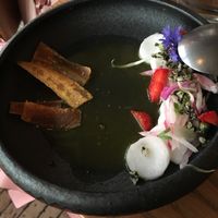 Coconut ceviche at Bad Hunter in Chicago