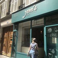 Outside at Yem'a Paris in Paris