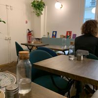 Inside seating area at Yem'a Paris in Paris