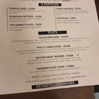 Dinner menu (nov 19) at Yem'a Paris in Paris