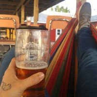 beer and hammocks. Does it get any better  at Whitewater Brewing Co in Forester Falls