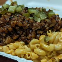 BBQ Macaroni and Cheese at Healthy Harvest Urban Farms & Cafe in Rock Island