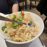 Fried rice without egg   at Krua Thai in Amsterdam