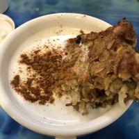 Vegan baked oatmeal in almond milk at Anaya Coffee in Melbourne