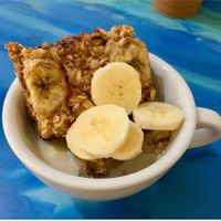 Baked oatmeal.  at Anaya Coffee in Melbourne