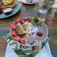Raw choco bowl at Goji Lounge Cafe in Lagos